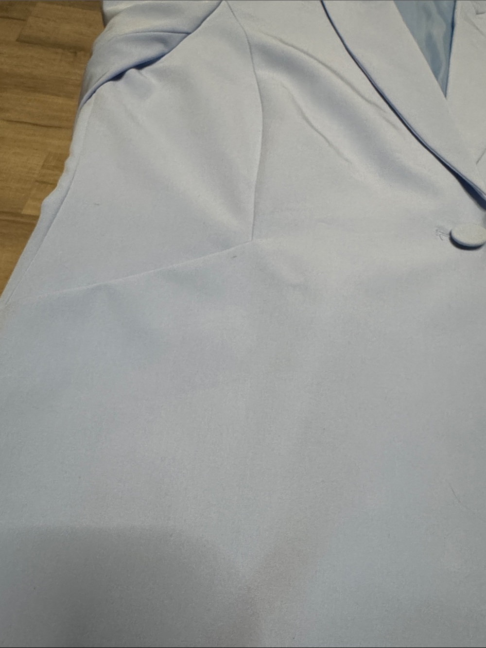 Worthington Pastel Blue Single-Button Blazer - Picture 3 of 7